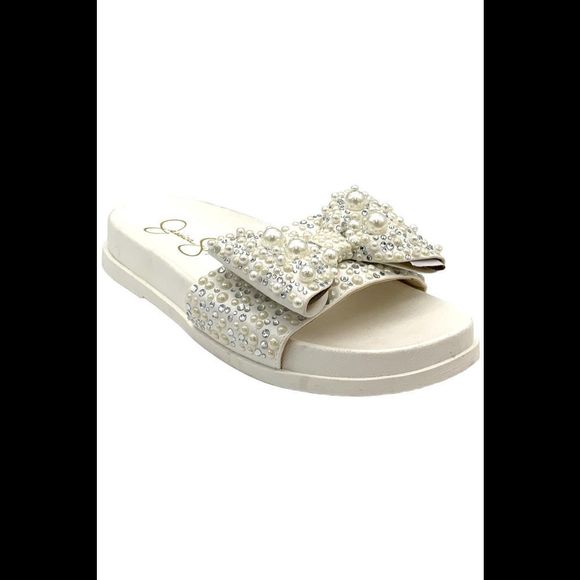 Jessica Simpson Women's Rexinne Sandal White - Medium - Picture 1 of 3